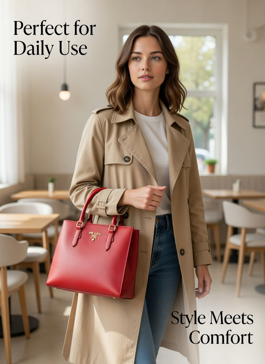 Classic red Handbag