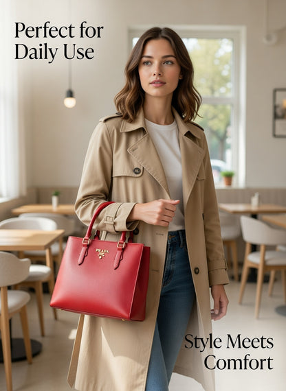 Classic red Handbag