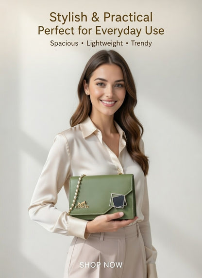 Modern Olive Purse