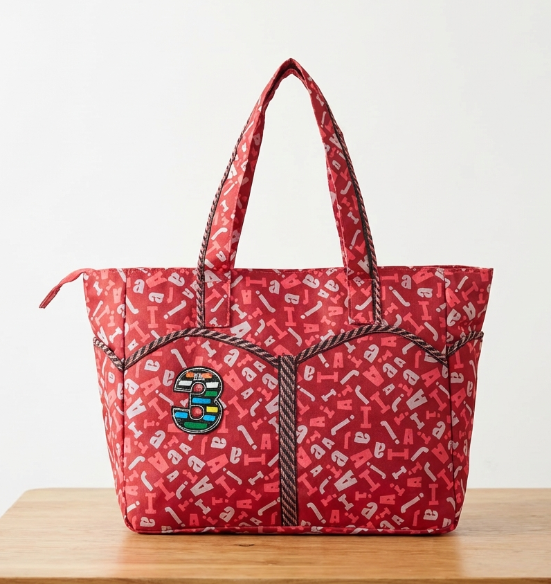 Bold Berry Tote Bag