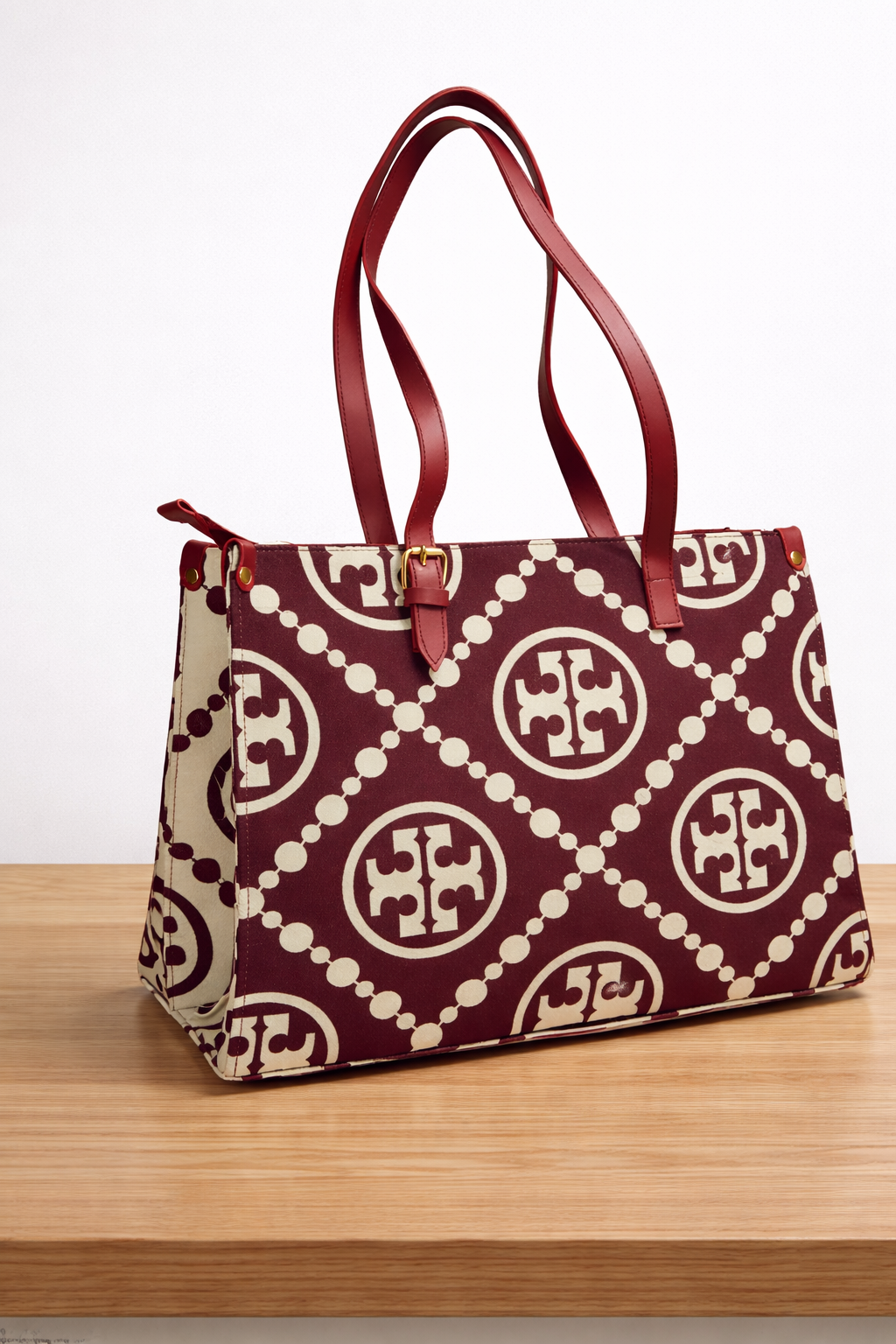 Burgundy Tote Bag