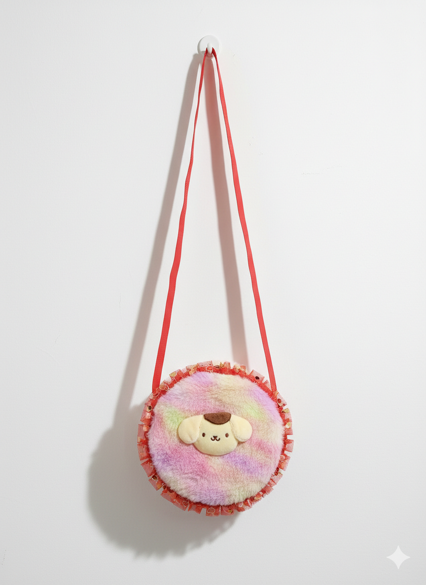The "Fluffy Pompom" Crossbody