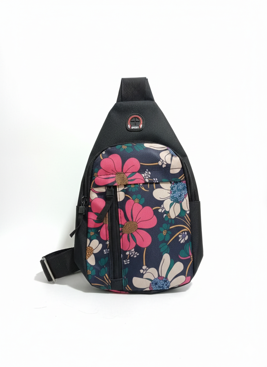 Midnight Bloom Crossbody