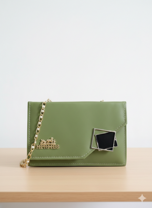 Modern Olive Purse