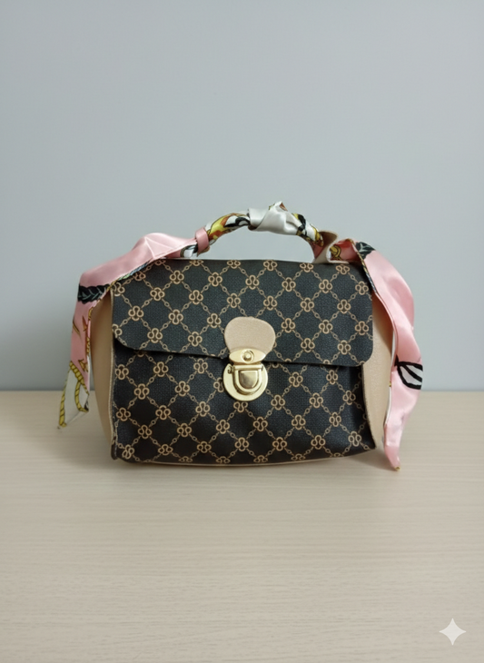 Patterned Scarf handbag