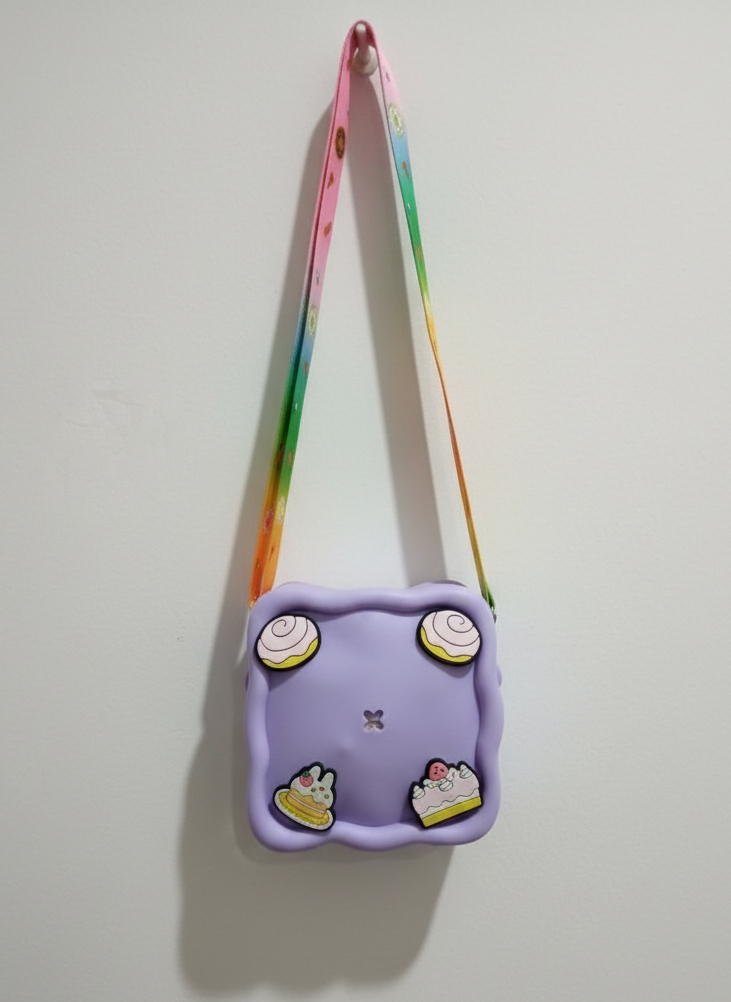 Rose Gala Bag | Square-shaped
