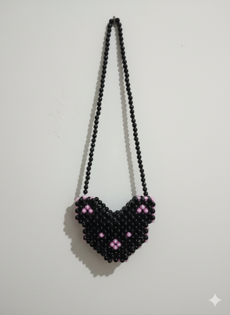 Bear Beaded Bag