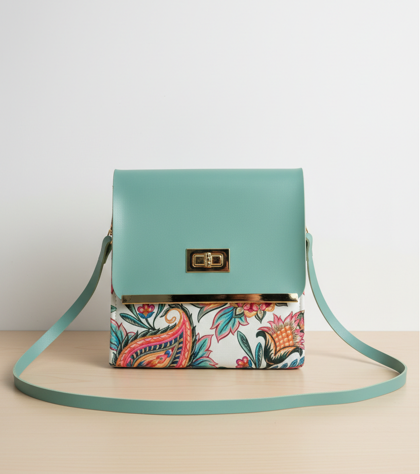 Artistic Floral Crossbody