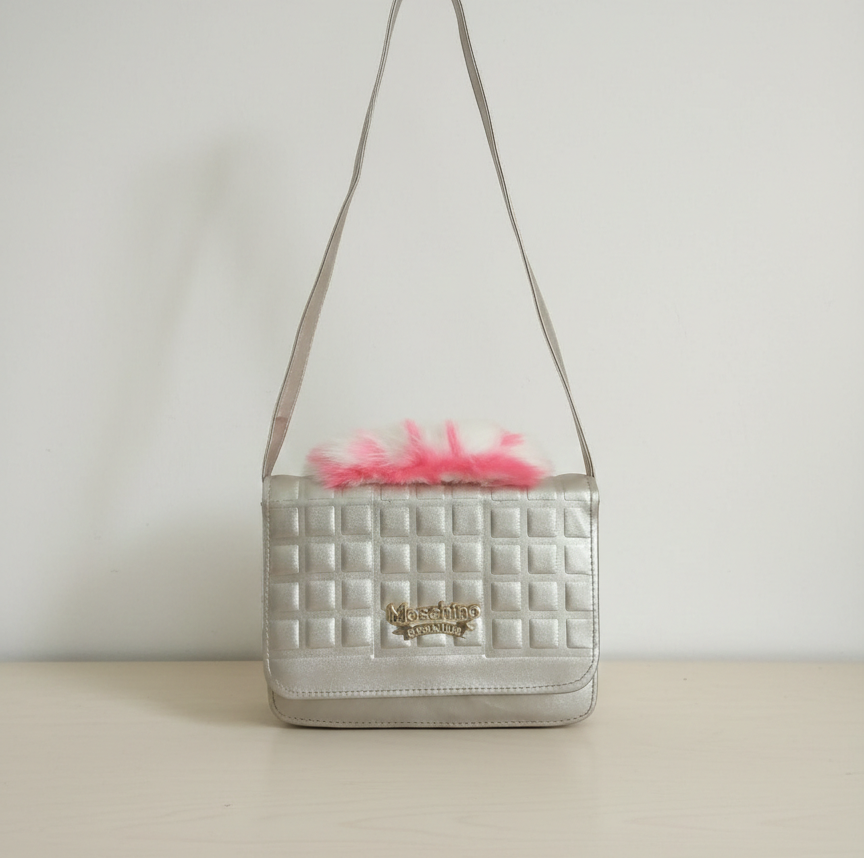 Silver Puff Crossbody