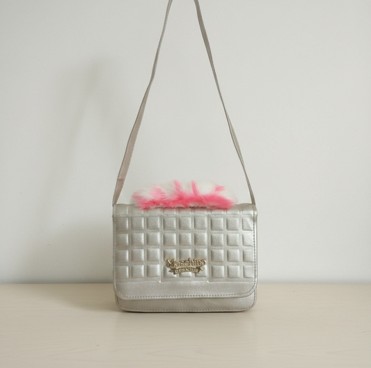 Silver Puff Crossbody