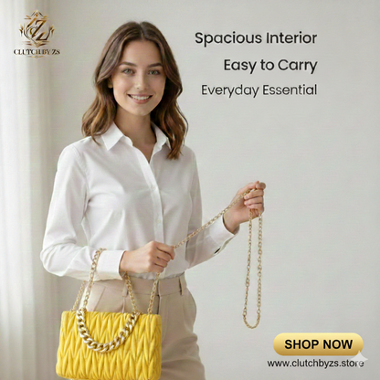 Bright Quilted Crossbody Bag