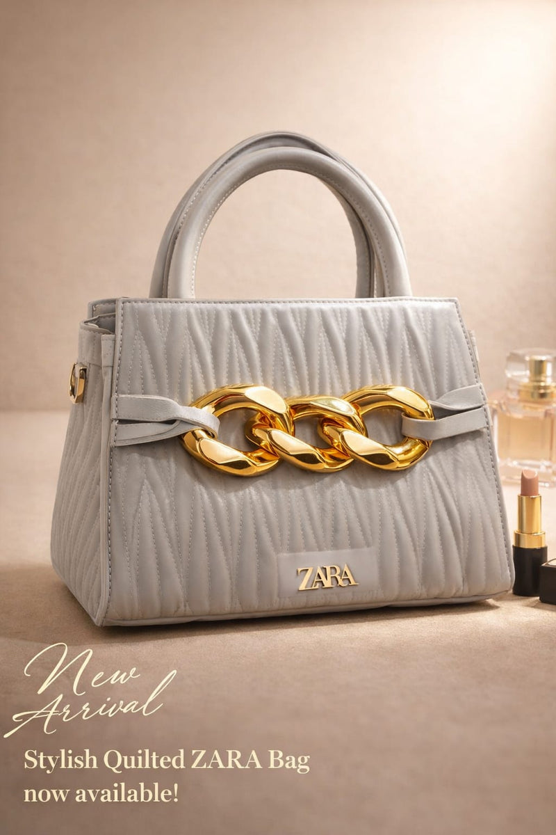 Zara Handbag with Gold Chain – New Arrival