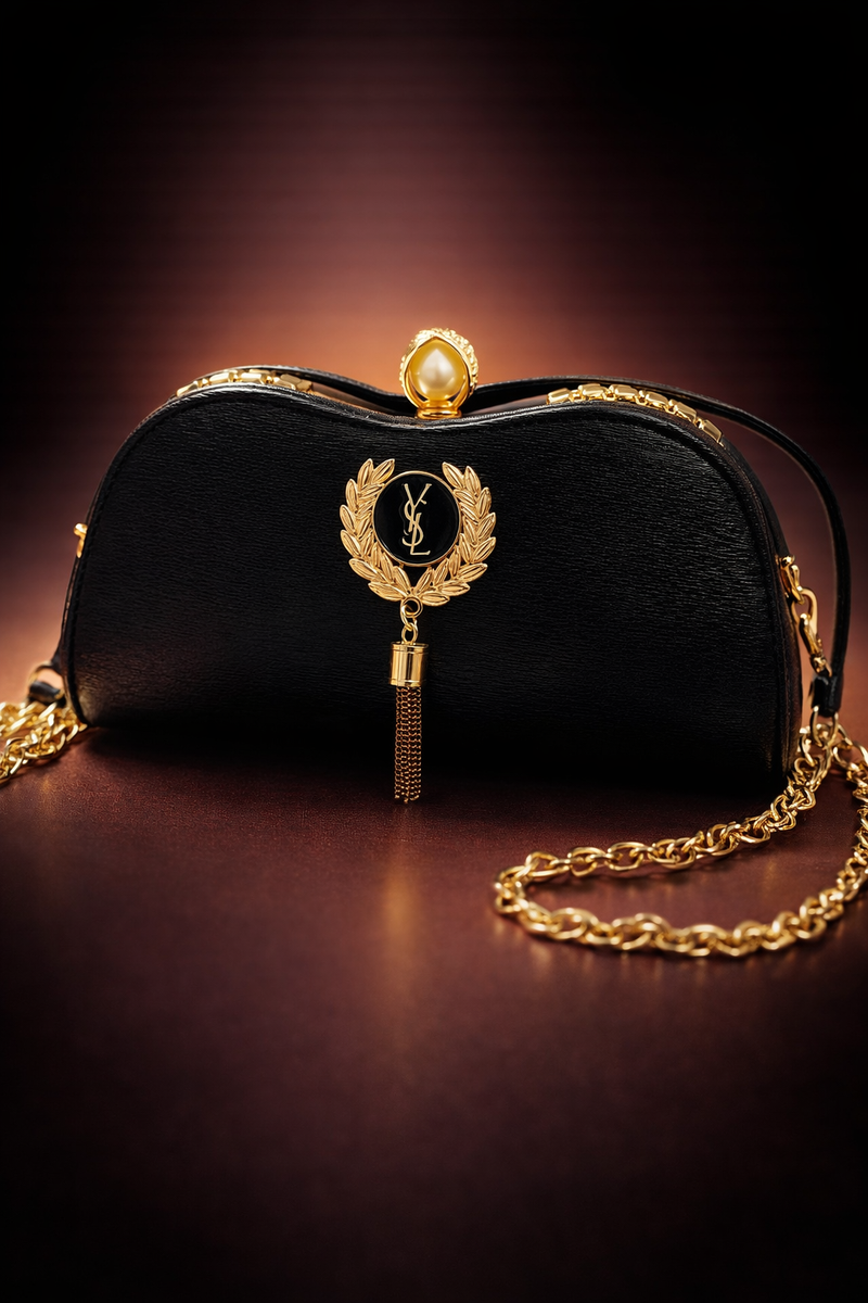 Premium Black Evening Clutch